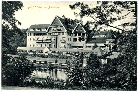16900-Bad Elster-1913-Sanatorium-Brück & Sohn Kunstverlag