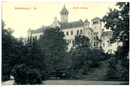 16541-Waldenburg-1913-Fürstliches Schloß-Brück & Sohn Kunstverlag