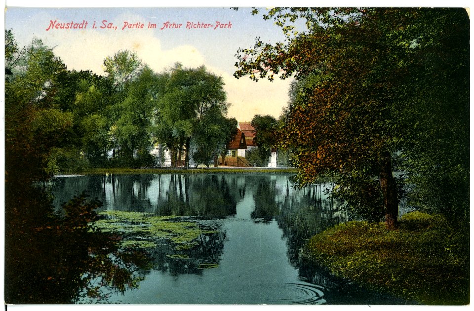 16862-Neustadt-1913-Artur-Richter-Park-Brück & Sohn Kunstverlag
