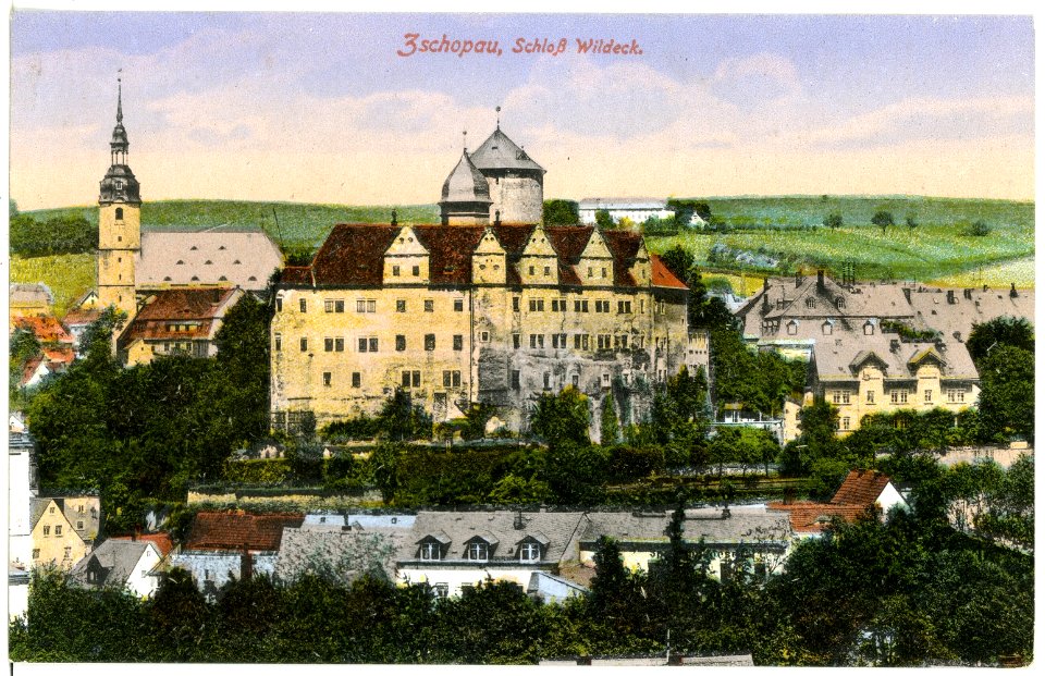 16604-Zschopau-1913-Schloß Wildeck-Brück & Sohn Kunstverlag