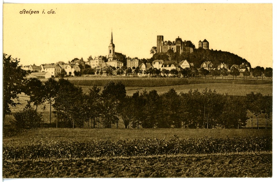16828-Stolpen-1913-Schloß-Brück & Sohn Kunstverlag