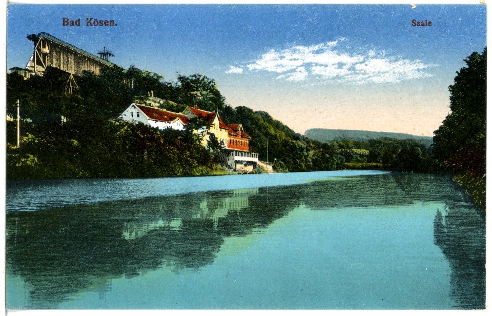 20990-Bad Kösen-1918-Gradierwerk und Saale-Brück & Sohn Kunstverlag