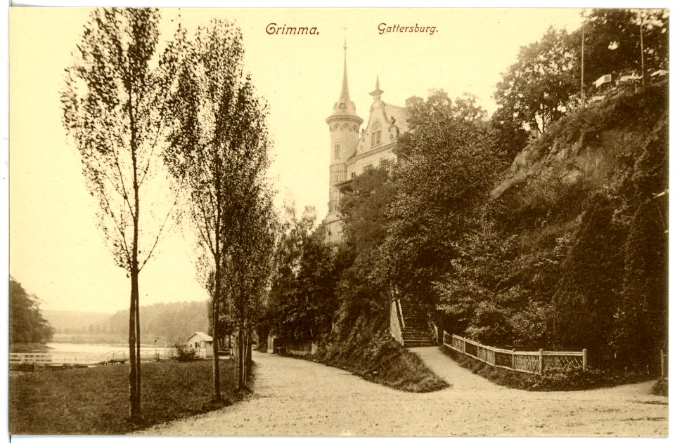 16965-Grimma-1913-Gattersburg-Brück & Sohn Kunstverlag