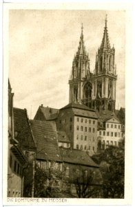 17206-Meißen-1913-Domtürme zu Meißen-Brück & Sohn Kunstverlag