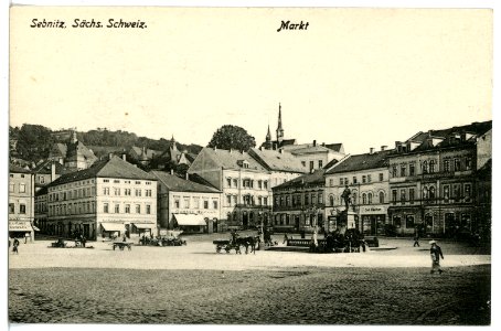 16980-Sebnitz-1913-Markt-Brück & Sohn Kunstverlag