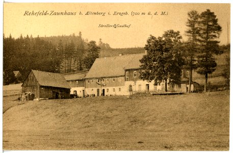 21271-Rehefeld-1919-Strellers Gasthof-Brück & Sohn Kunstverlag