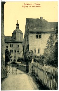 21289-Dornburg-1919-Eingang zum alten Schloß-Brück & Sohn Kunstverlag