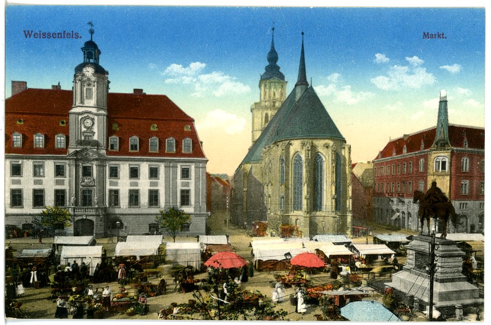 17465-Weißenfels-1914-Markt-Brück & Sohn Kunstverlag