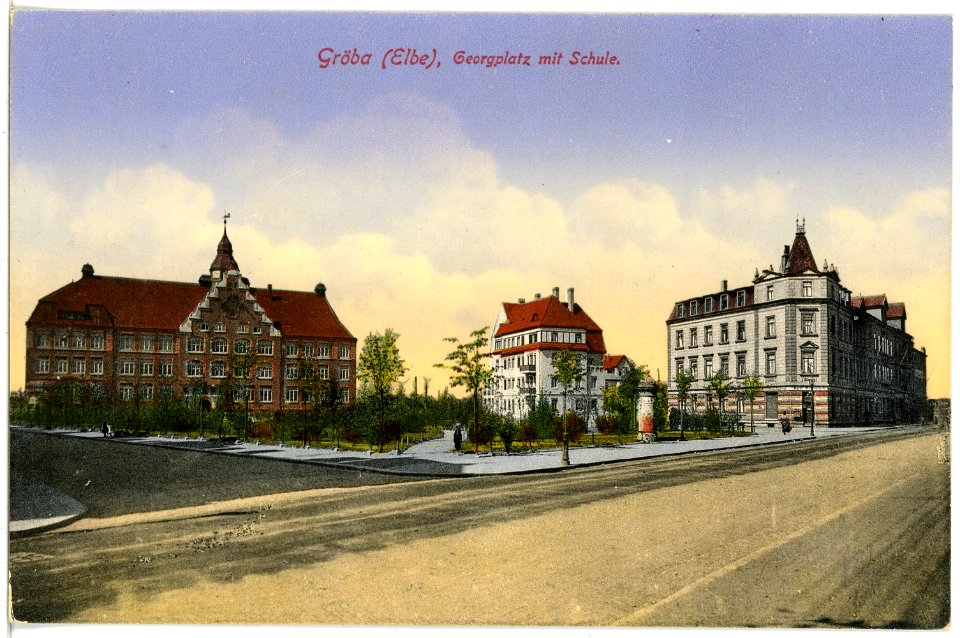 16855-Gröba-1913-Georgplatz-Brück & Sohn Kunstverlag