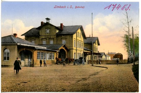 17453-Limbach-1914-Bahnhof-Brück & Sohn Kunstverlag photo