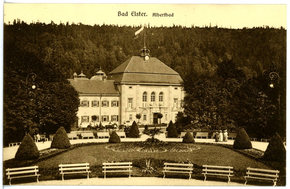 16938-Bad Elster-1913-Albertbad-Brück & Sohn Kunstverlag