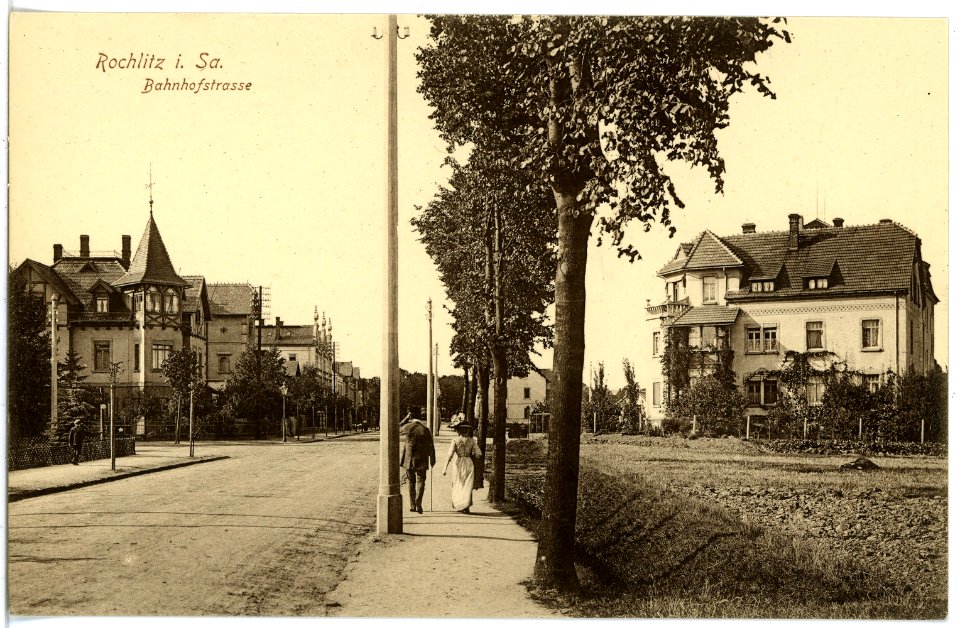 17165-Rochlitz-1913-Bahnhofstraße-Brück & Sohn Kunstverlag