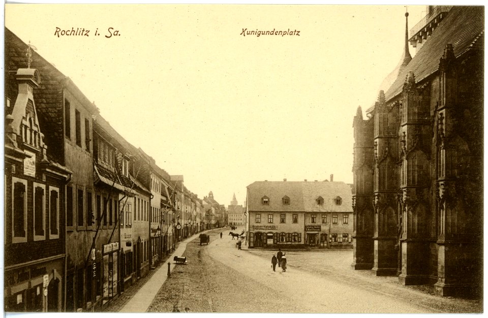 17166-Rochlitz-1913-Kunigundenplatz-Brück & Sohn Kunstverlag