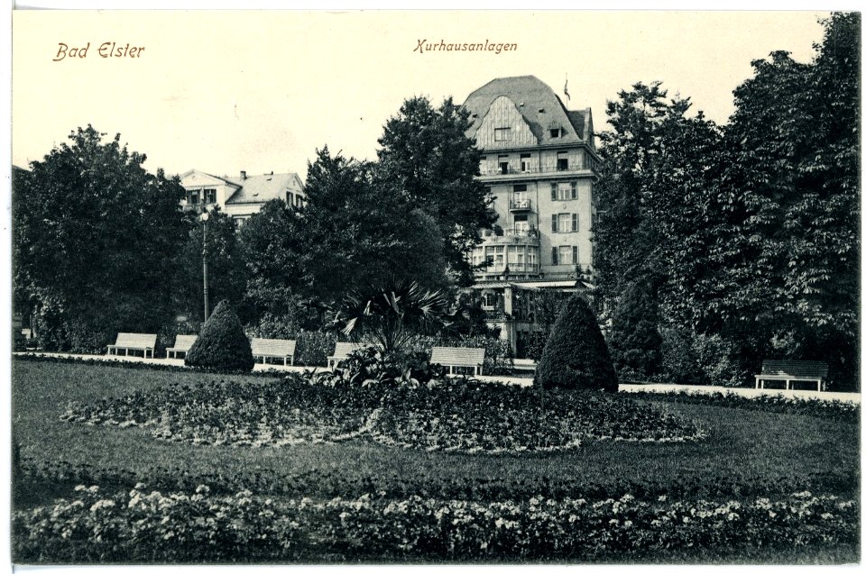 16899-Bad Elster-1913-Kurhausanlagen-Brück & Sohn Kunstverlag