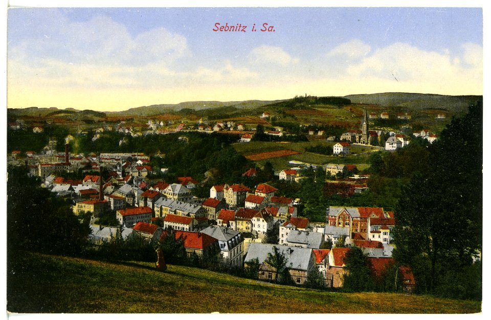 17101-Sebnitz-1913-Blick auf Sebnitz-Brück & Sohn Kunstverlag