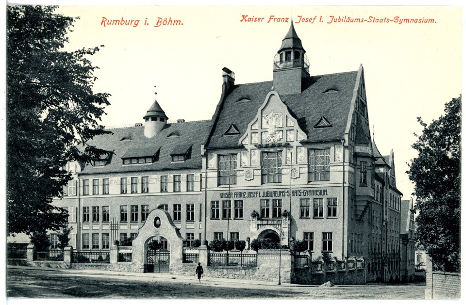 16991-Rumburg-1913-Kaiser-Franz-Josef I. Jub. - Staatsgymnasium-Brück & Sohn Kunstverlag