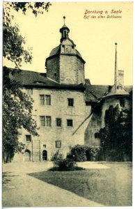 21288-Dornburg-1919-Schloßhof-Brück & Sohn Kunstverlag