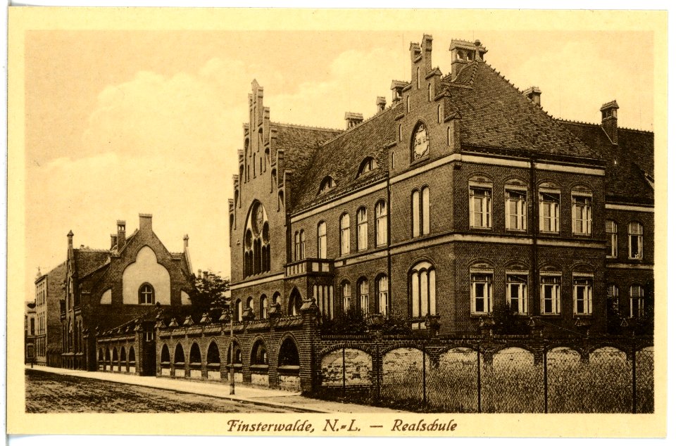 20932-Finsterwalde-1918-Realschule-Brück & Sohn Kunstverlag