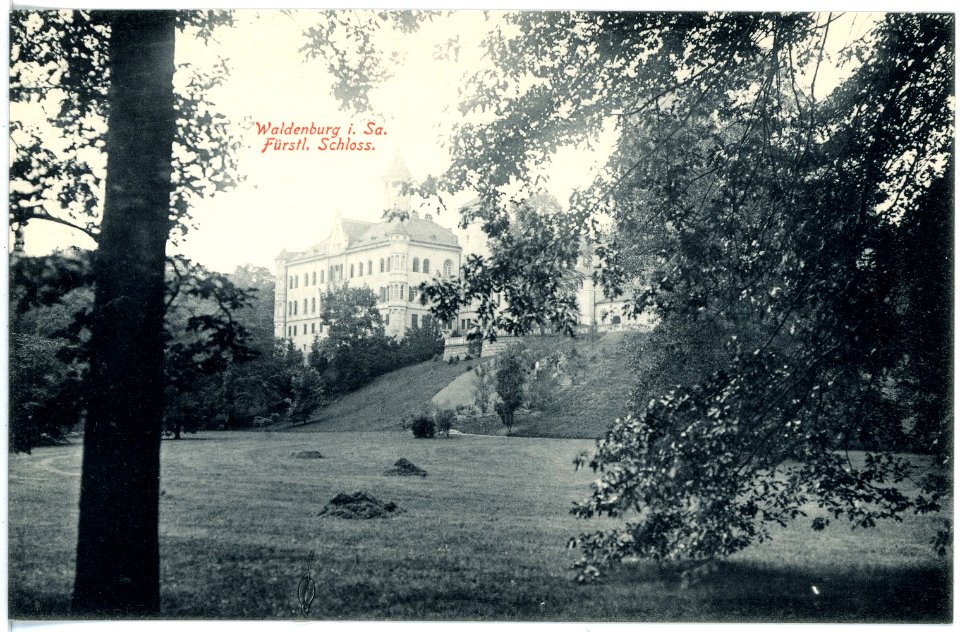 16542-Waldenburg-1913-Fürstliches Schloß-Brück & Sohn Kunstverlag