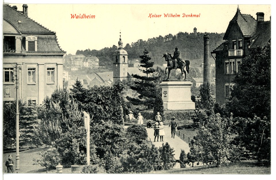16513-Waldheim-1913-Kaiser-Wilhelm-Denkmal-Brück & Sohn Kunstverlag