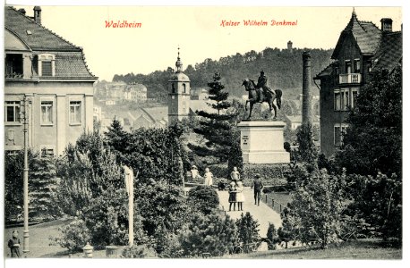16513-Waldheim-1913-Kaiser-Wilhelm-Denkmal-Brück & Sohn Kunstverlag
