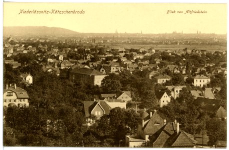 16946-Radebeul-1913-Kötzschenbroda, Blick von Altfriedstein-Brück & Sohn Kunstverlag