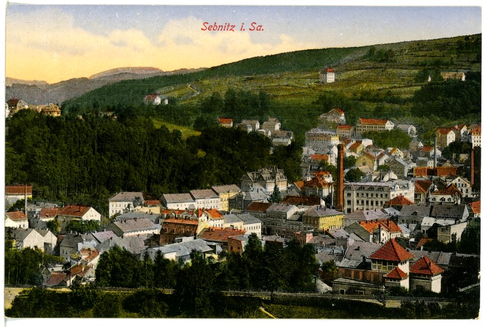 17103-Sebnitz-1913-Blick auf Sebnitz-Brück & Sohn Kunstverlag