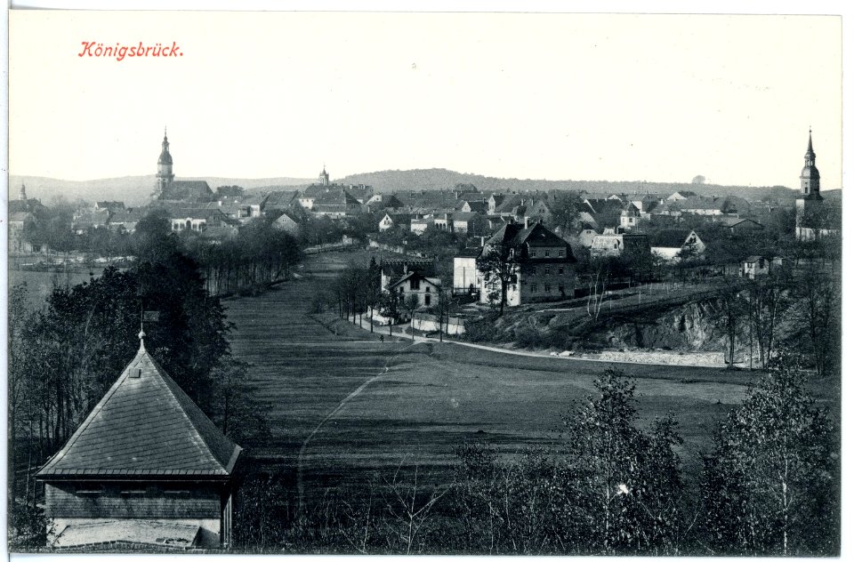 17220-Königsbrück-1913-Blick auf Königsbrück-Brück & Sohn Kunstverlag