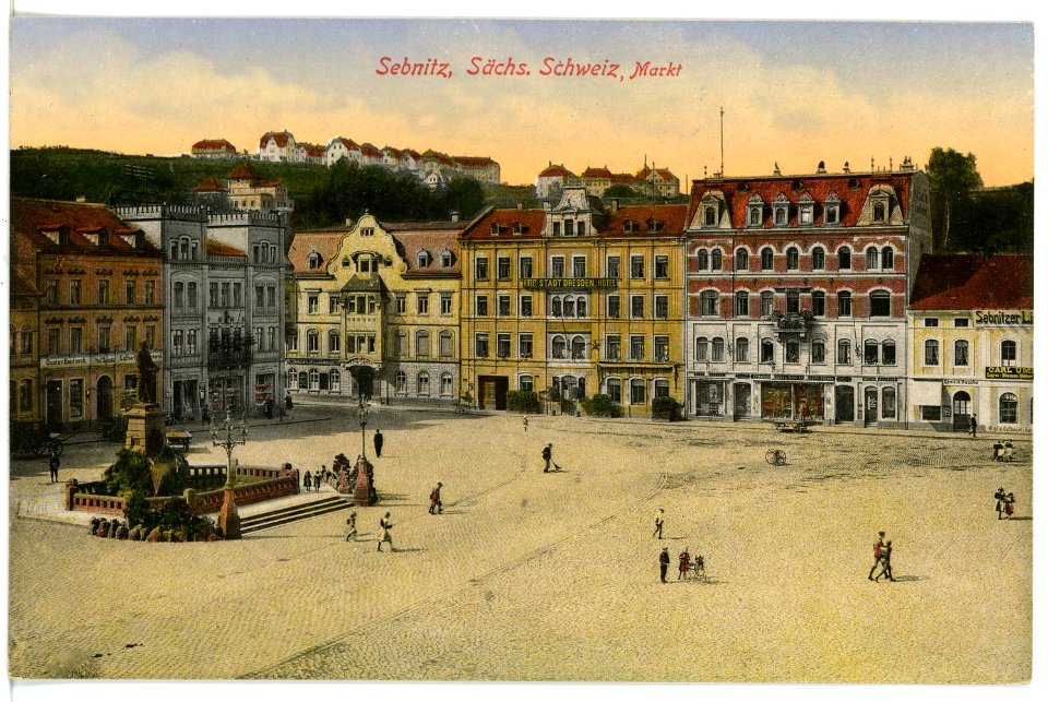 17114-Sebnitz-1913-Markt-Brück & Sohn Kunstverlag
