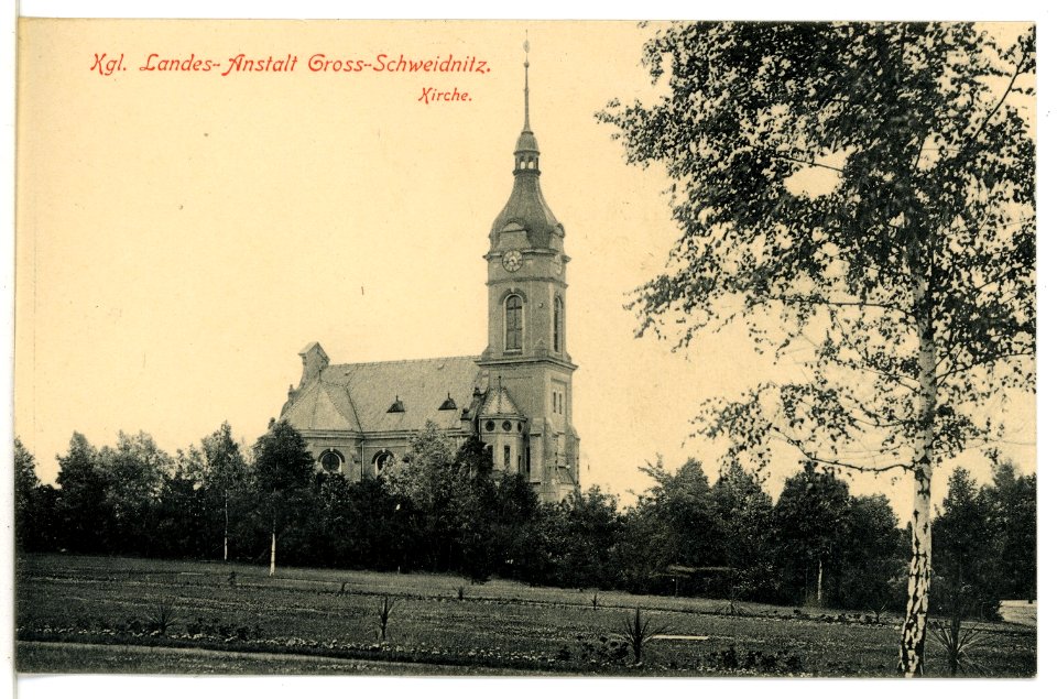 16498-Groß-Schweidnitz-1913-Kirche-Brück & Sohn Kunstverlag