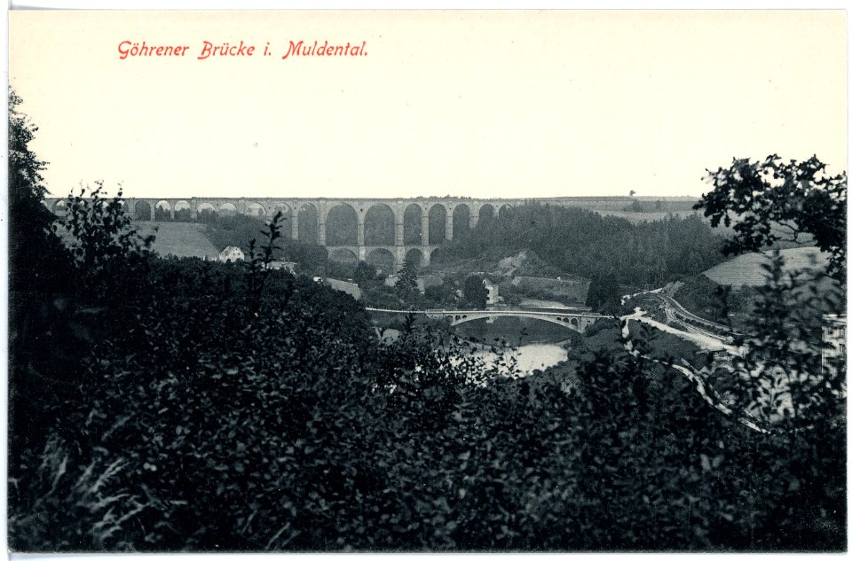 16567-Göhren (Wechselburg)-1913-Brücke-Brück & Sohn Kunstverlag