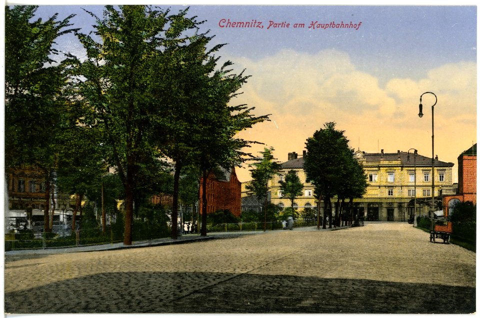 17125-Chemnitz-1913-Hauptbahnhof-Brück & Sohn Kunstverlag
