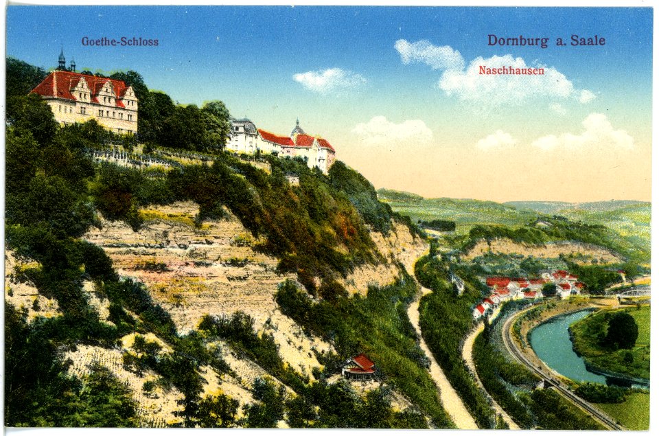 17463-Dornburg-1914-Goethe - Schloß, Naschhausen-Brück & Sohn Kunstverlag