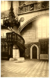 16776-Wittenberg-1913-Kanzel und Luthers Grab in der Schloßkirche-Brück & Sohn Kunstverlag