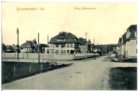 16845-Großröhrsdorf-1913-König-Albert-Straße-Brück & Sohn Kunstverlag