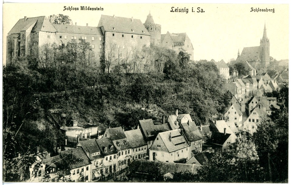 17189-Leisnig-1913-Schloßberg und Schloß Mildenstein-Brück & Sohn Kunstverlag