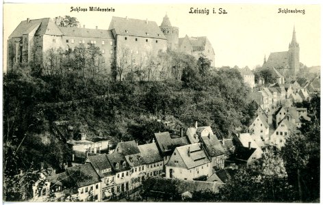 17189-Leisnig-1913-Schloßberg und Schloß Mildenstein-Brück & Sohn Kunstverlag