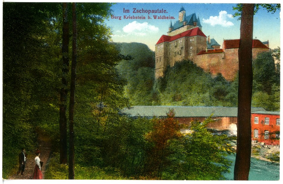 16840-Kriebstein-1913-Burg Kriebstein-Brück & Sohn Kunstverlag