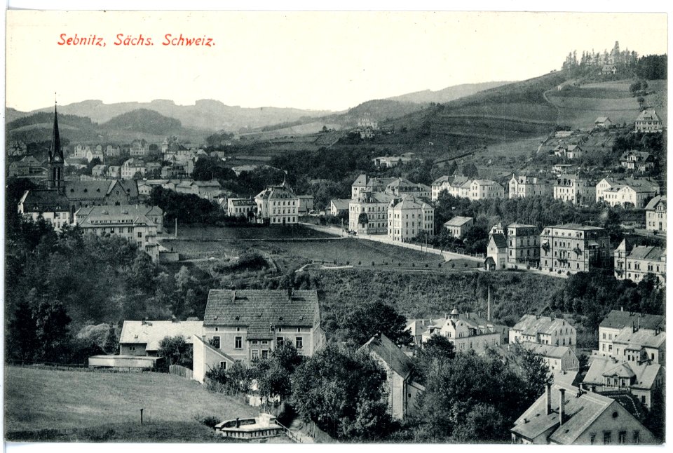 16983-Sebnitz-1913-Blick auf Sebnitz-Brück & Sohn Kunstverlag