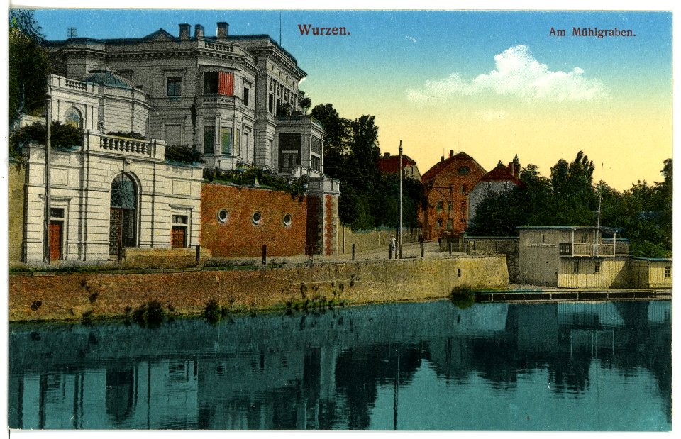 16793-Wurzen-1913-Am Mühlgraben-Brück & Sohn Kunstverlag