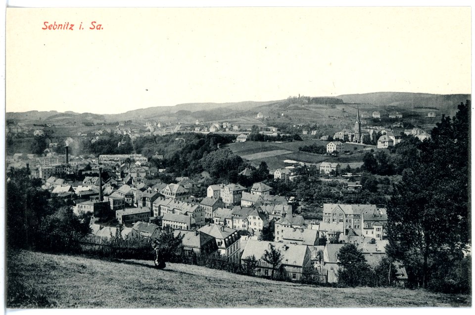 16915-Sebnitz-1913-Blick auf Sebnitz-Brück & Sohn Kunstverlag