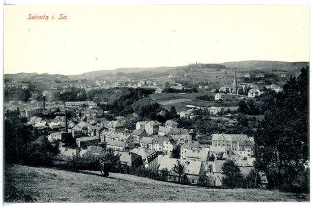 16915-Sebnitz-1913-Blick auf Sebnitz-Brück & Sohn Kunstverlag