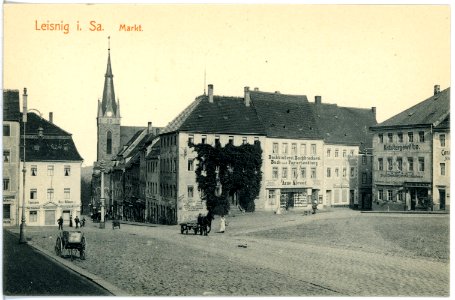 17190-Leisnig-1913-Markt-Brück & Sohn Kunstverlag