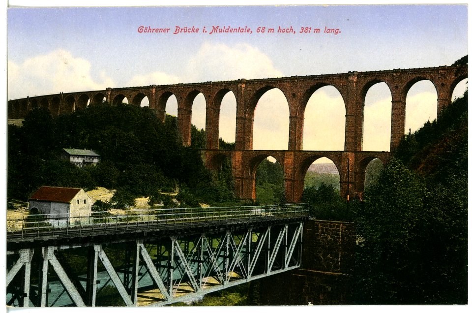 17024-Göhren (Wechselburg)-1913-Brücke-Brück & Sohn Kunstverlag