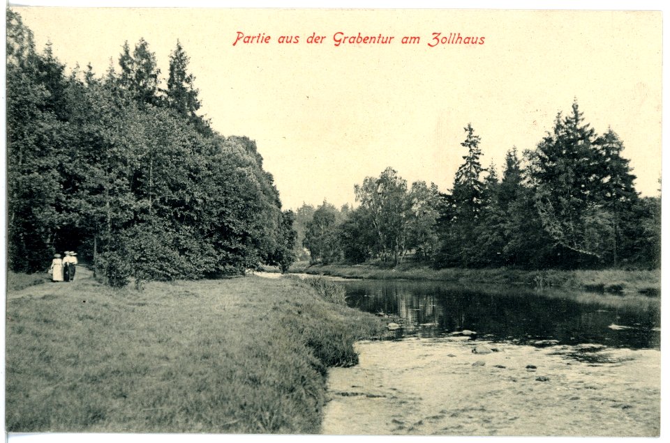 17444-Nossen-1914-Grabentour am Zollhaus-Brück & Sohn Kunstverlag