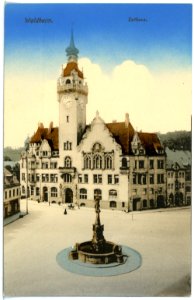16583-Waldheim-1913-Rathaus-Brück & Sohn Kunstverlag