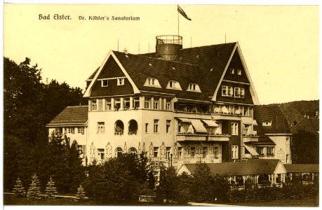 16901-Bad Elster-1913-Dr. Köhlers Sanatorium-Brück & Sohn Kunstverlag