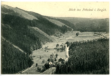 17493-Pöbeltal-1914-Blick ins Pöbeltal-Brück & Sohn Kunstverlag