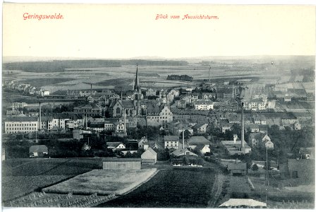 16613-Geringswalde-1913-Blick vom Aussichtsturm auf Geringswalde-Brück & Sohn Kunstverlag