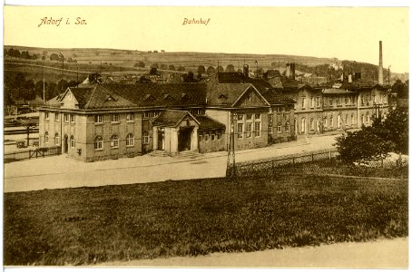 16933-Adorf-1913-Bahnhof-Brück & Sohn Kunstverlag